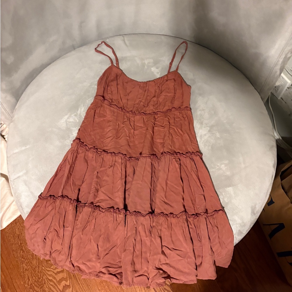 Rust Tiered Sundress